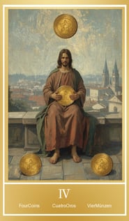 Vier der Münzen