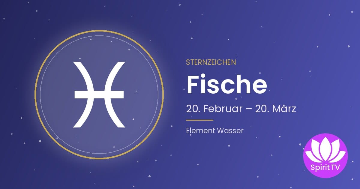 Symbol des Sternzeichens Fische