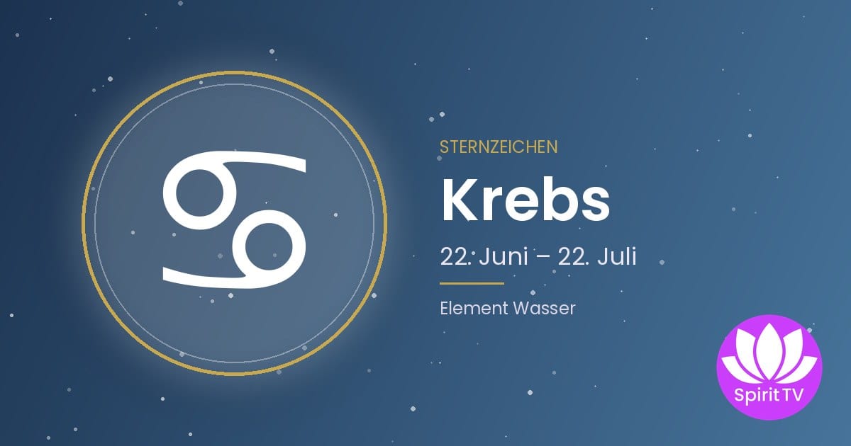 Symbol des Sternzeichens Krebs