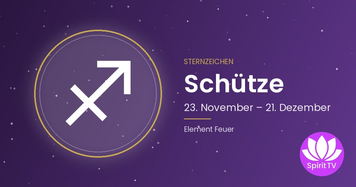 Symbol des Sternzeichens Schütze