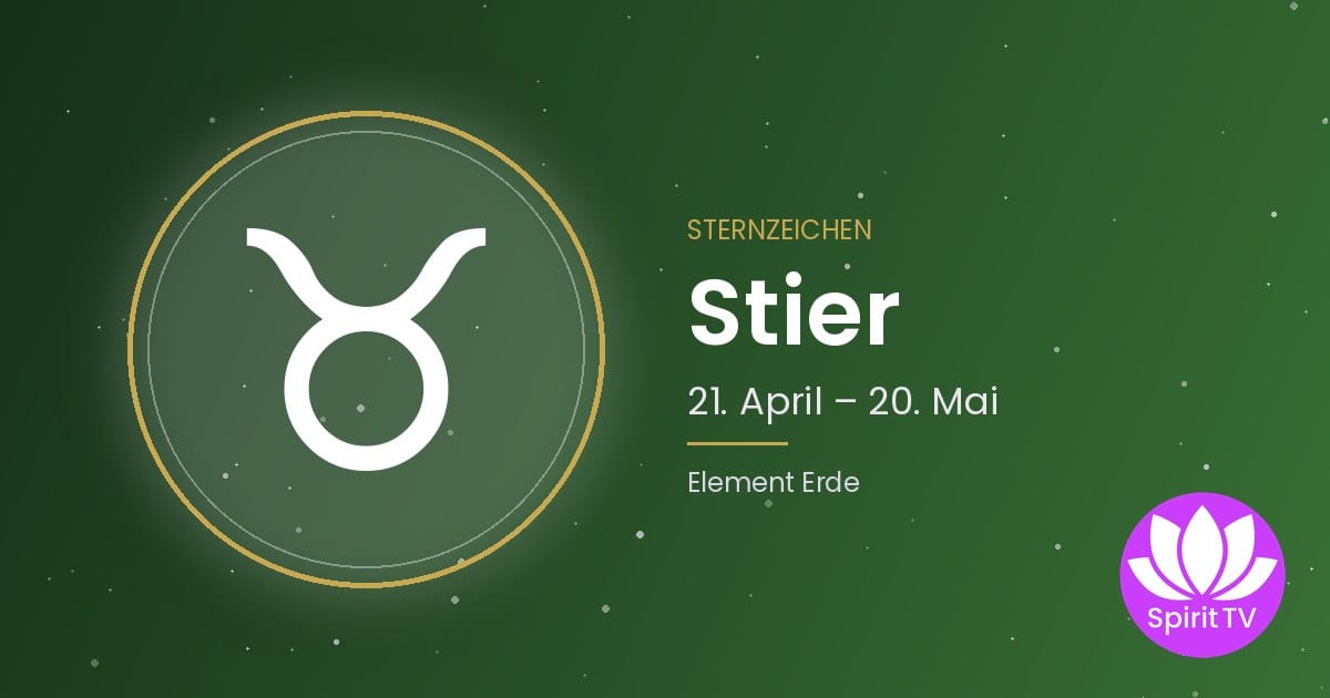 Symbol des Sternzeichens Stier