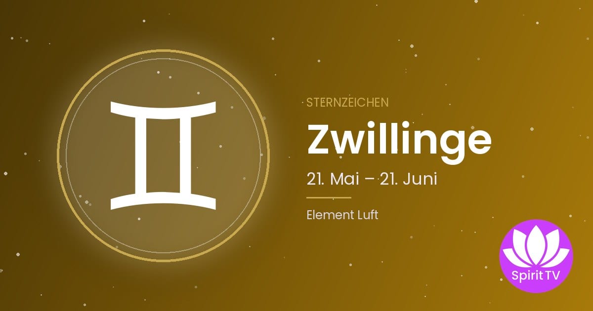 Symbol des Sternzeichens Zwillinge